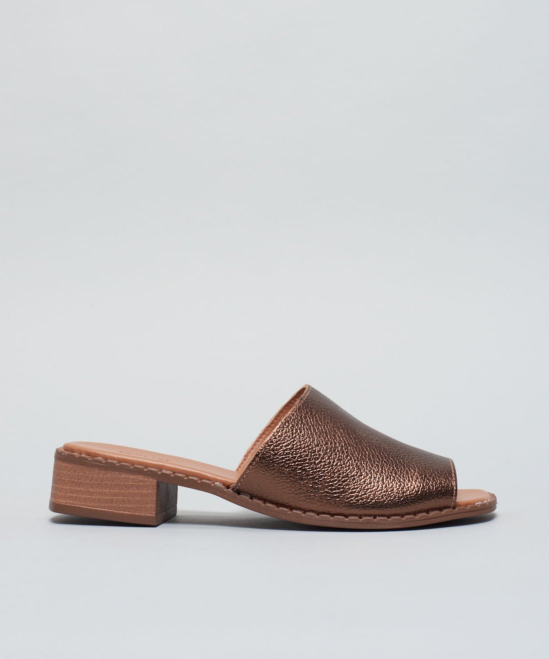Salto Medio Mule - Bronze Dourado 1