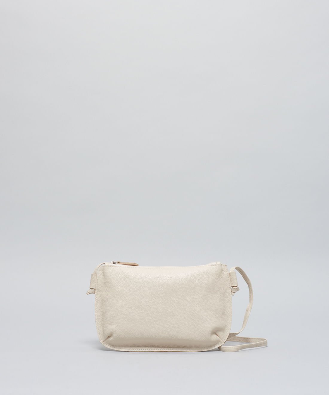 Bolsa Castanha De Couro - Offwhite Branco 3