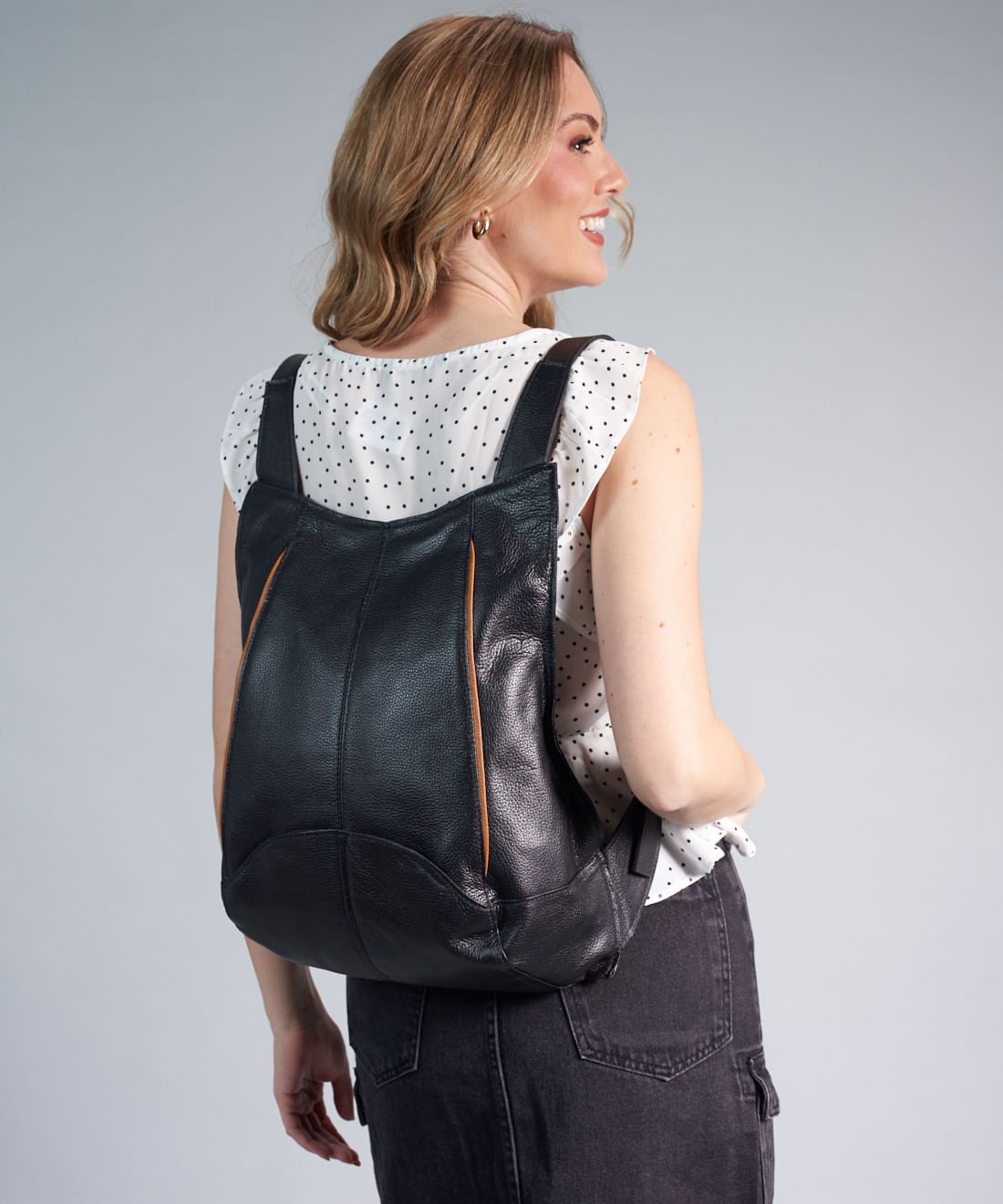 Mochila Viva - Preto/Caramelo Preto/Caramelo 5