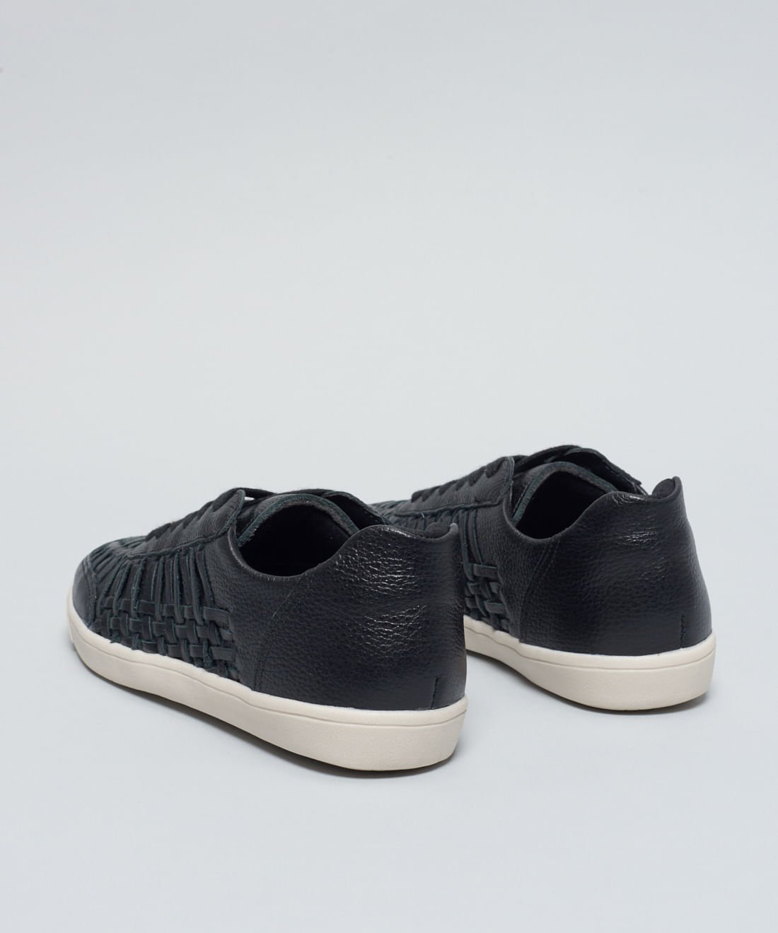 Tênis Couro Tresse - Preto Preto 3