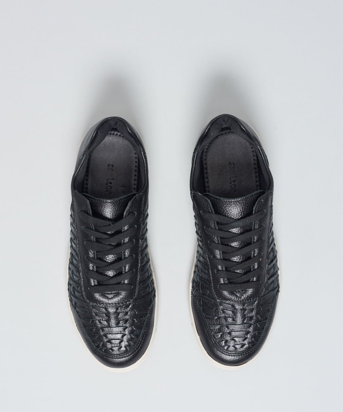 Tênis Couro Tresse - Preto Preto 4