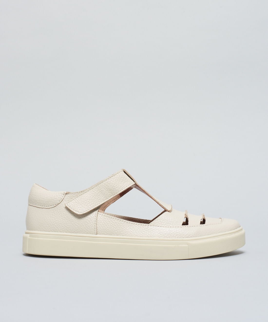 Tenis Aberto Recortes - Offwhite