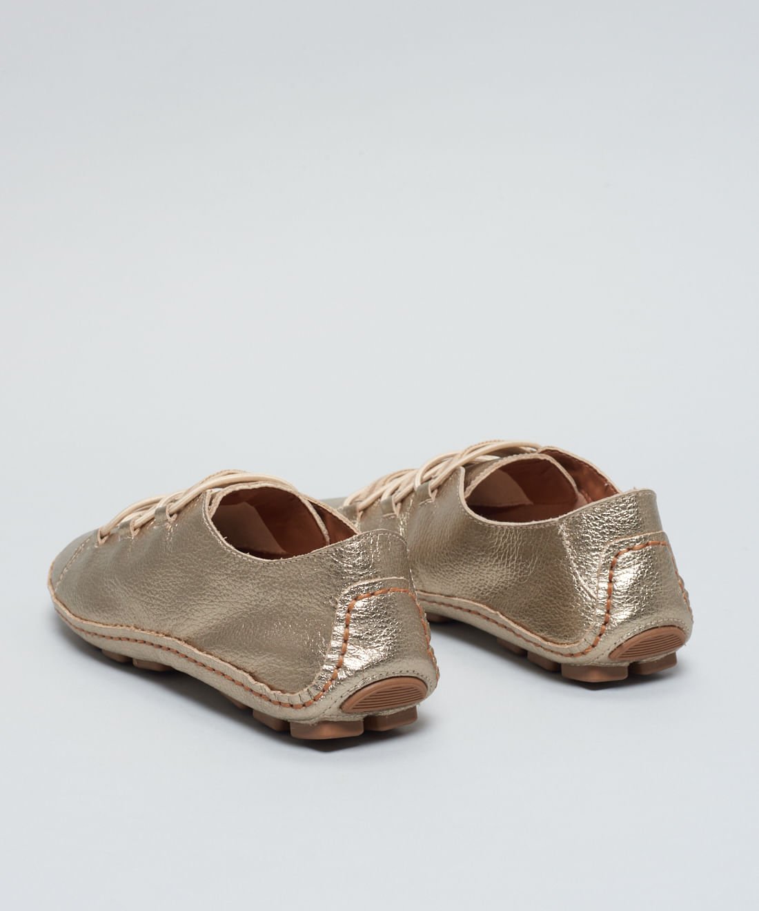 Tênis Couro Elástico Drive - Prata Velho Prata 3