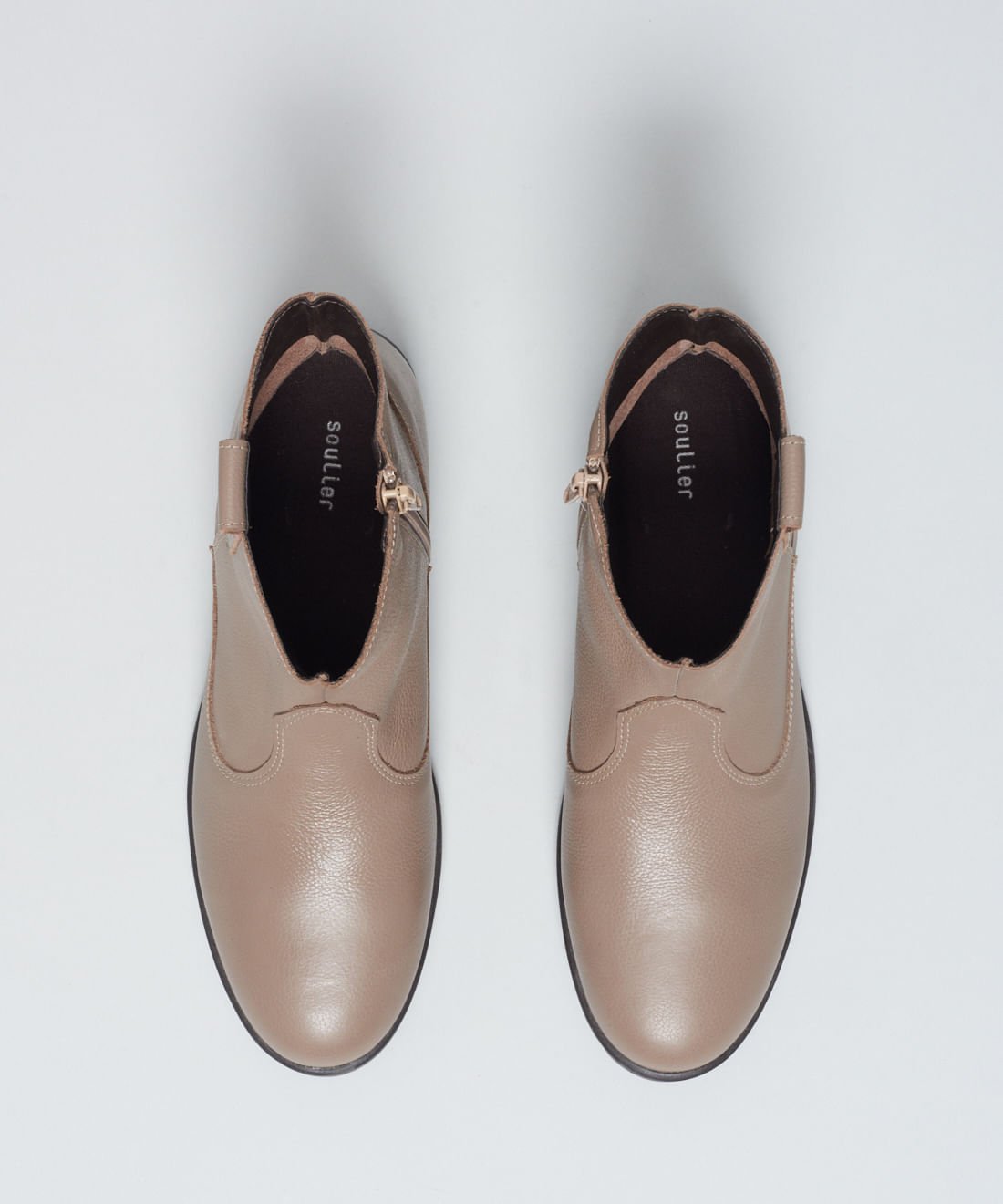 Bota Cano Curto Alice - Cinza Cinza 4