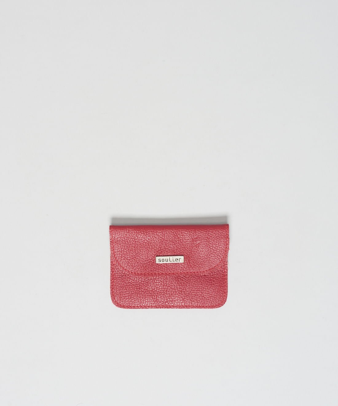 Porta Cartao Couro Basico - Bordo