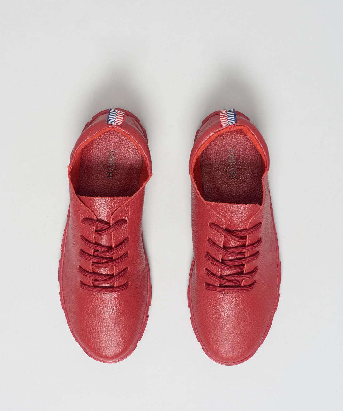 Tenis Frances Monocolor - Bordo Vermelho 4