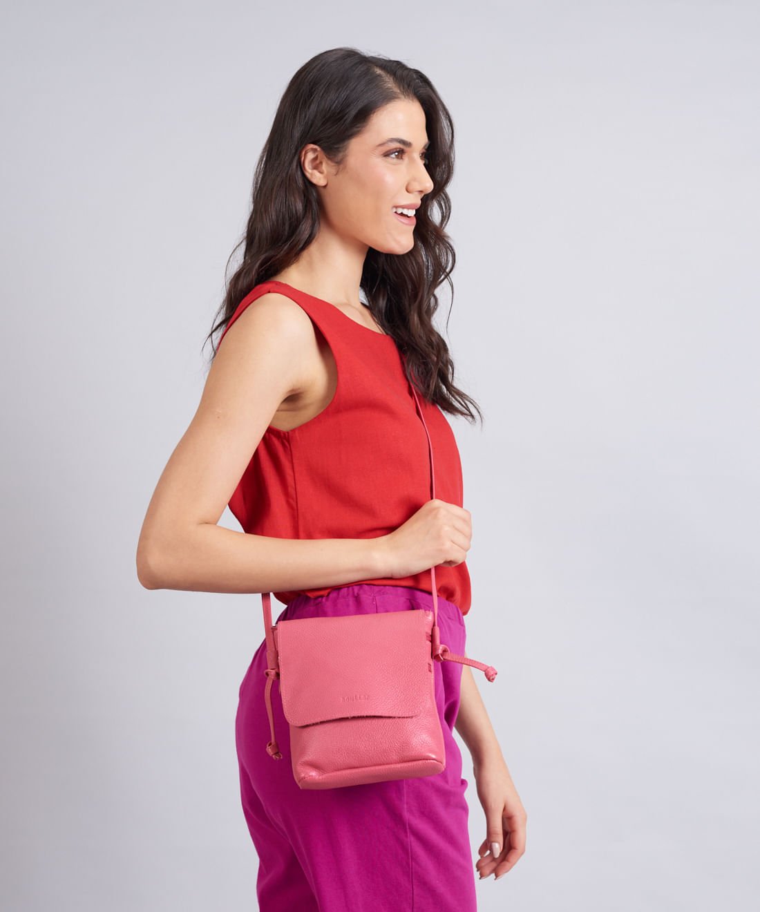 Bolsinha Duo Zip - Pitaya