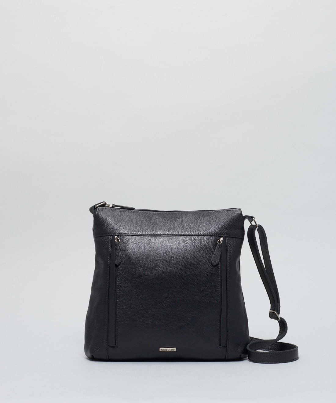 Bolsa m Couro Natália - Preto Preto 2