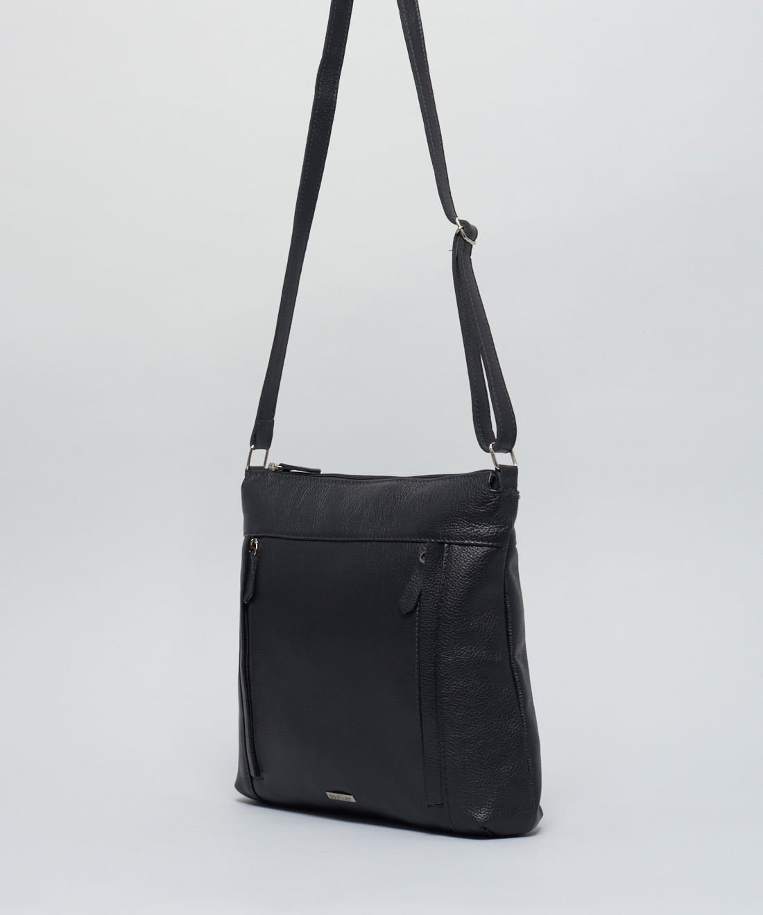 Bolsa m Couro Natália - Preto Preto 3