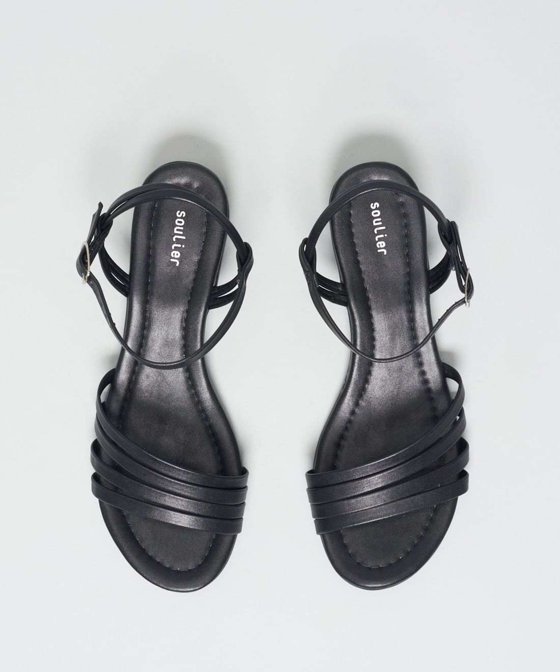 Rasteira Saltinho Nat - Preto Preto 4