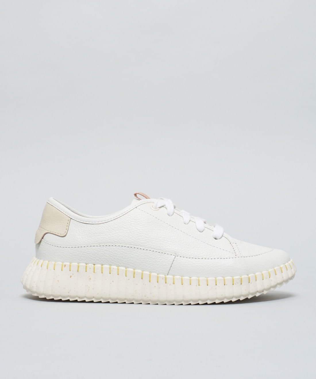 Tenis Couro Lara Neo - Branco Branco 2