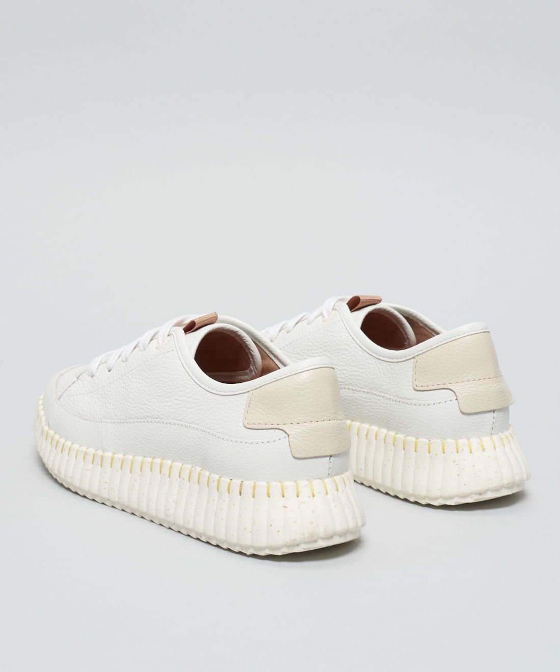 Tenis Couro Lara Neo - Branco Branco 4