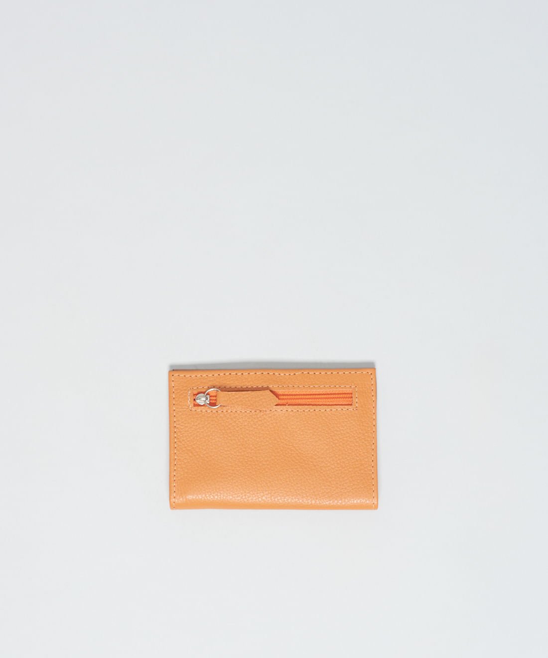 Carteira Couro Organica - Cenoura Laranja 2