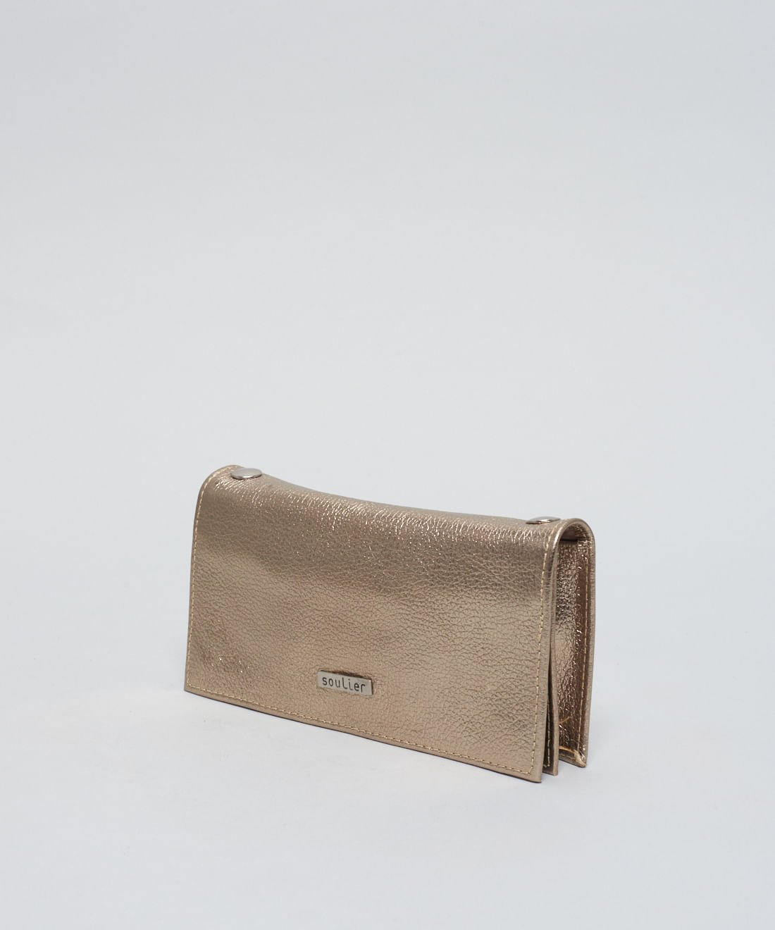 Carteira Alca Removivel Neo - Prata Velho Dourado 4