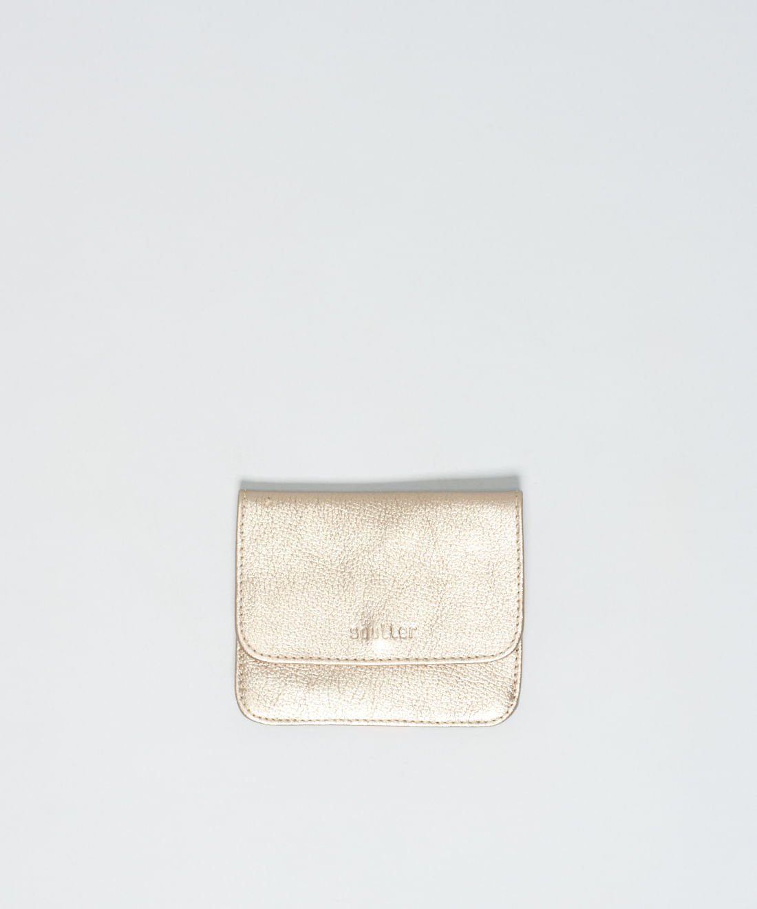 Porta Cartao Tampa - Prata Velho