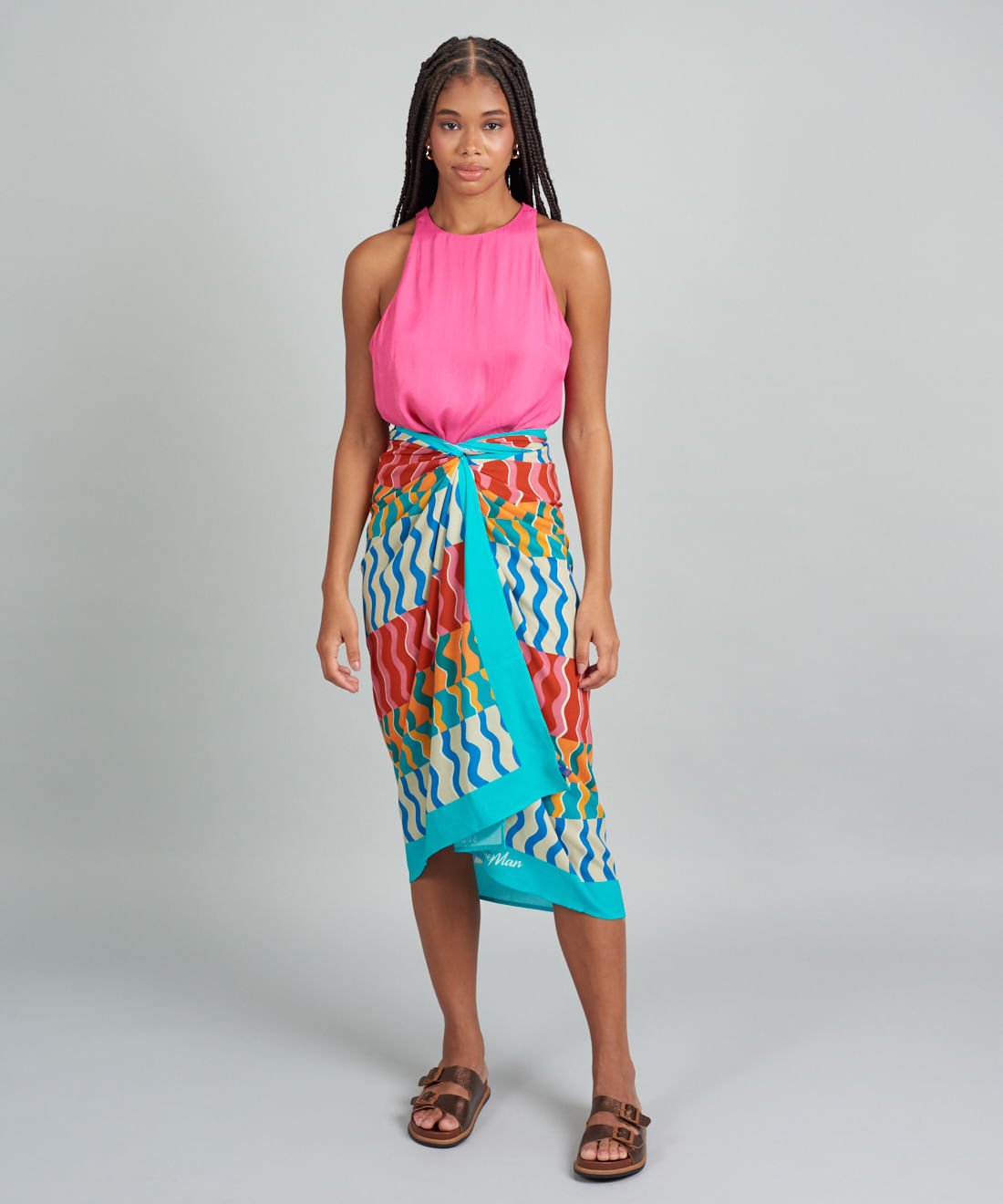 Rasteira Anatomica Vira - Bronze Marrom 5