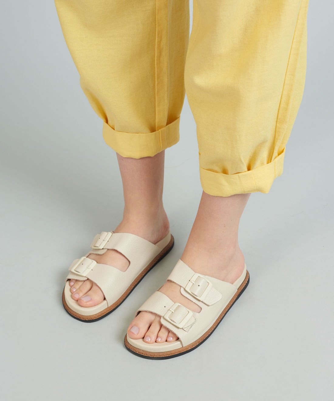 Rasteira Anatomica Vira - Offwhite Branco 6