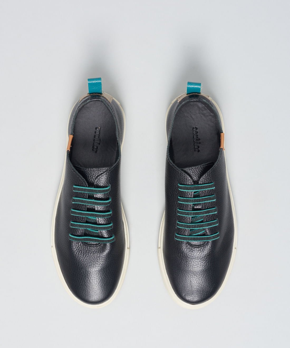 Tenis Couro Pratico - Preto Preto 4