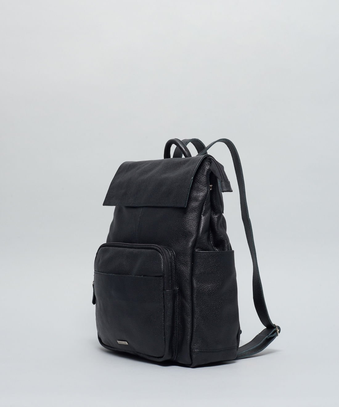 Mochila Couro Gabi - Preto Preto 2