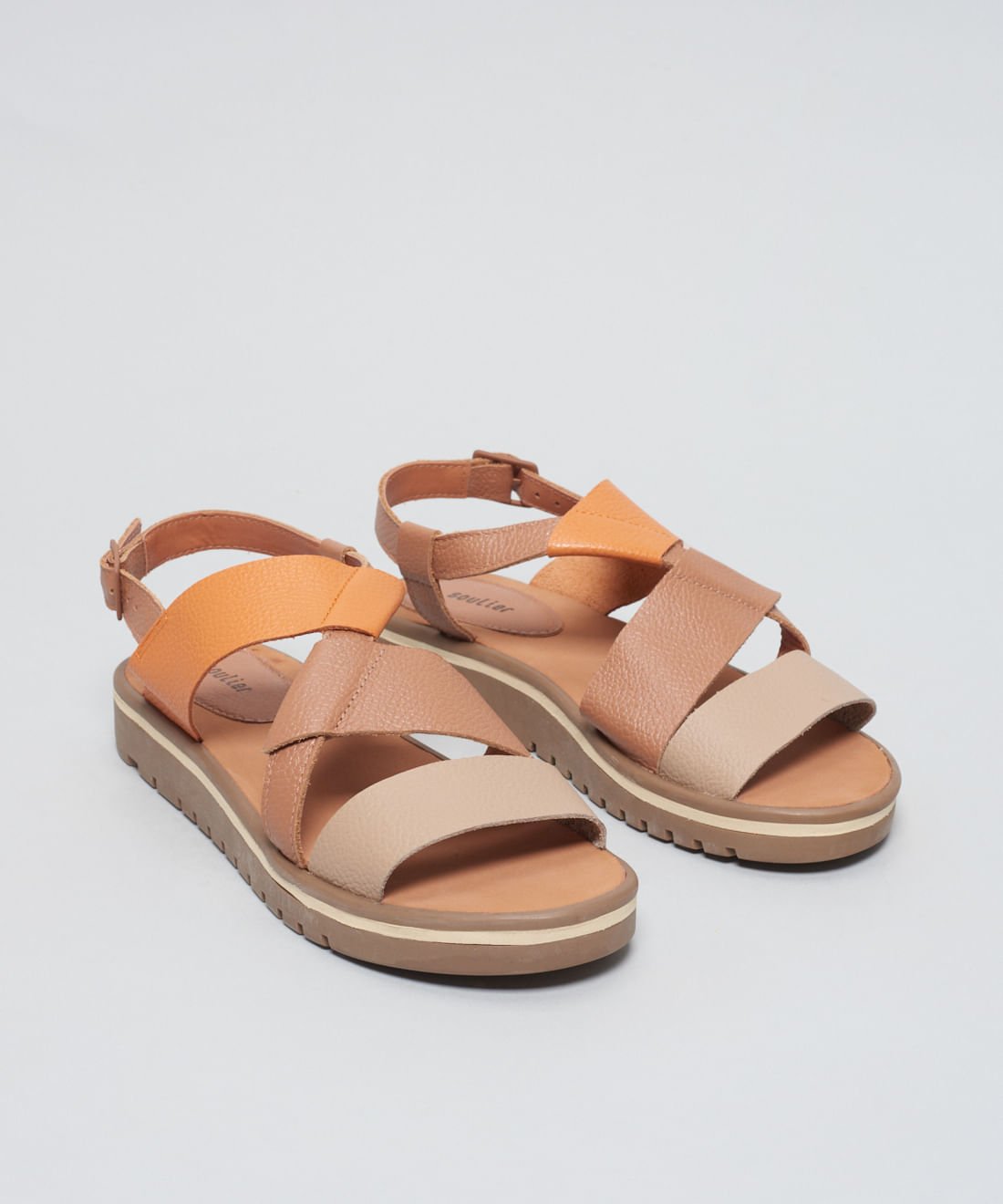 Rasteira Tratorada Nat - Colors Bege 2