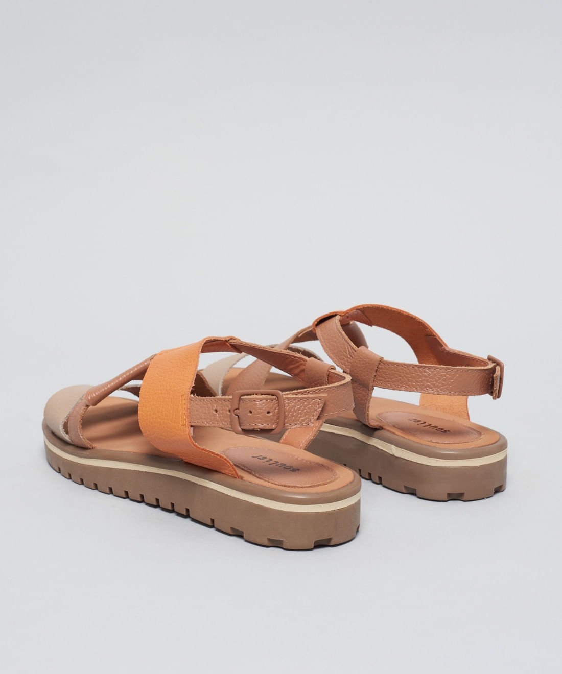 Rasteira Tratorada Nat - Colors Bege 3