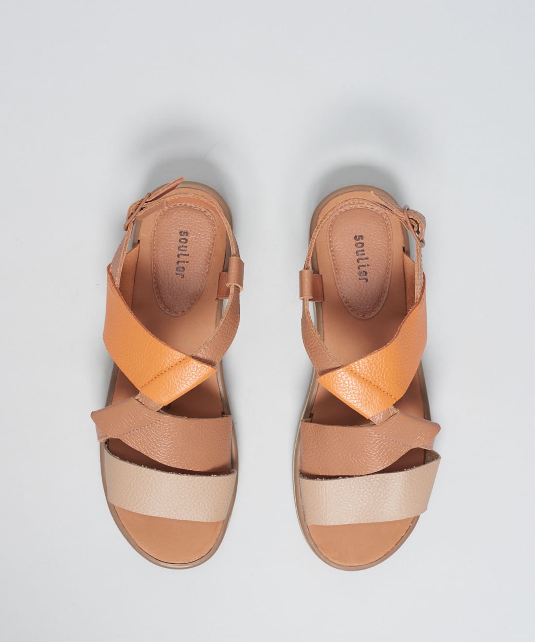 Rasteira Tratorada Nat - Colors Bege 4