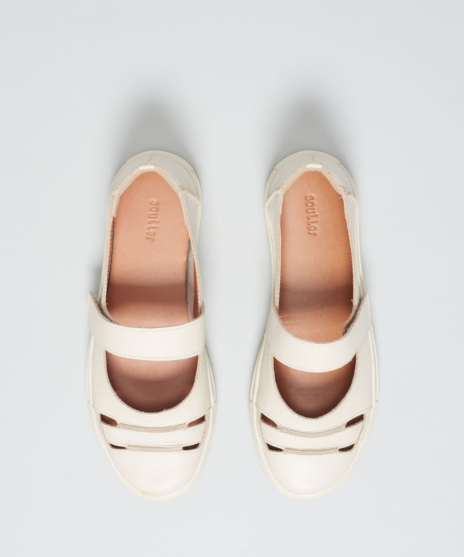 Sapatilha Aberta Recortes - Offwhite Branco 4