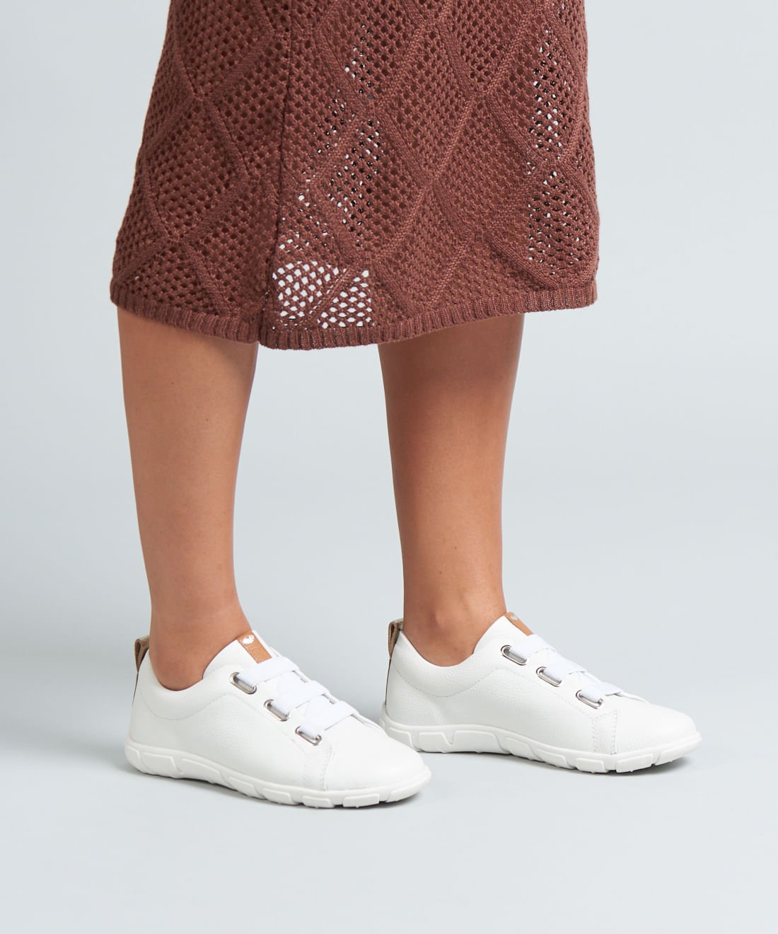 Tenis Frances Ilhoses e Elastico - Branco Branco 5