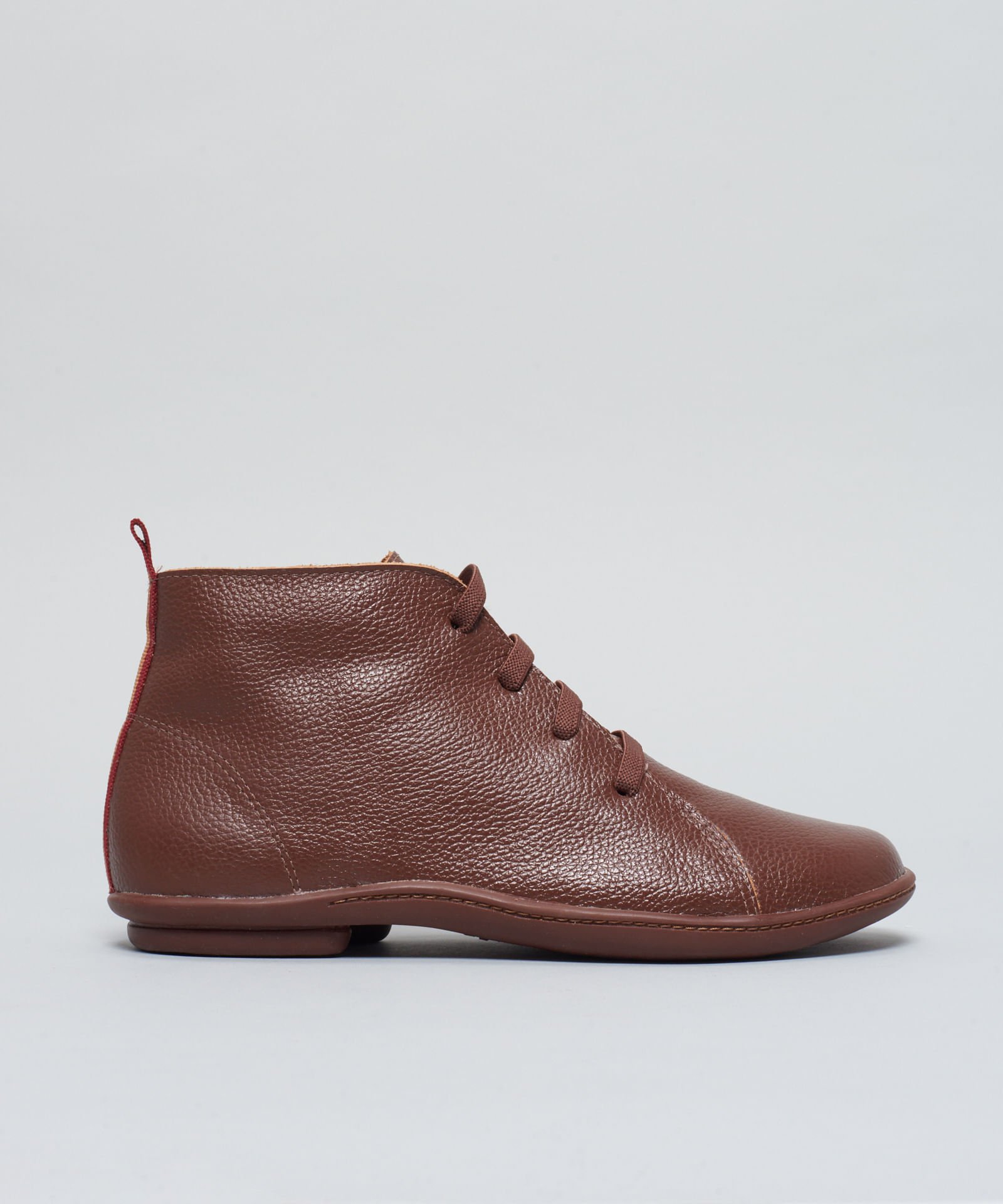 Bota Couro Comfort - Chocolate