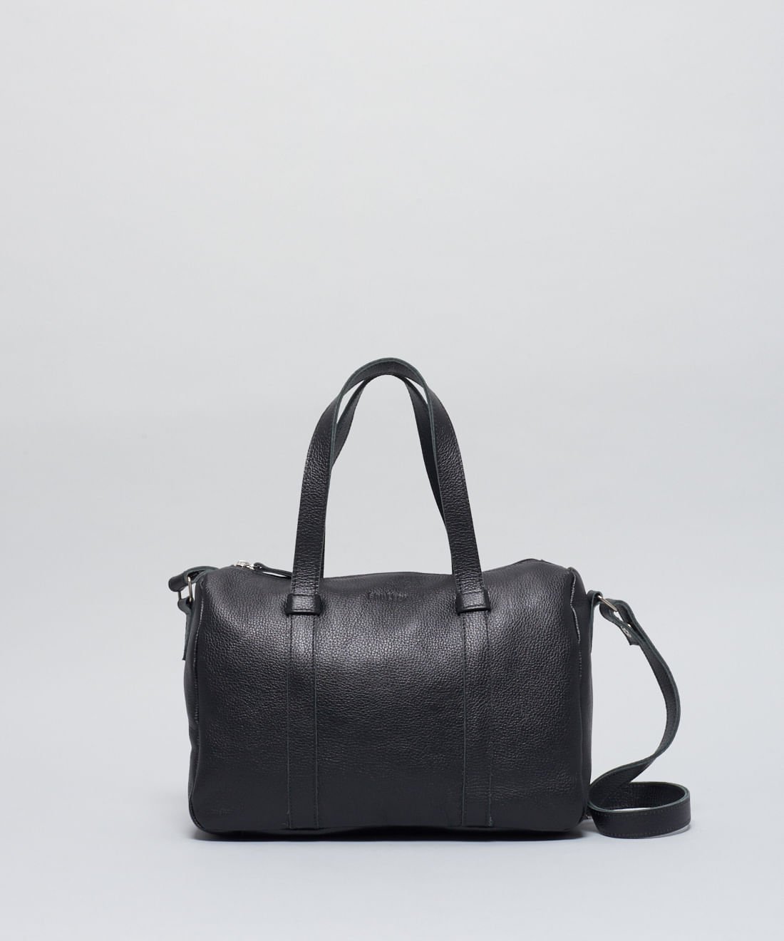 Bolsa m Couro Debora - Preto Preto 1