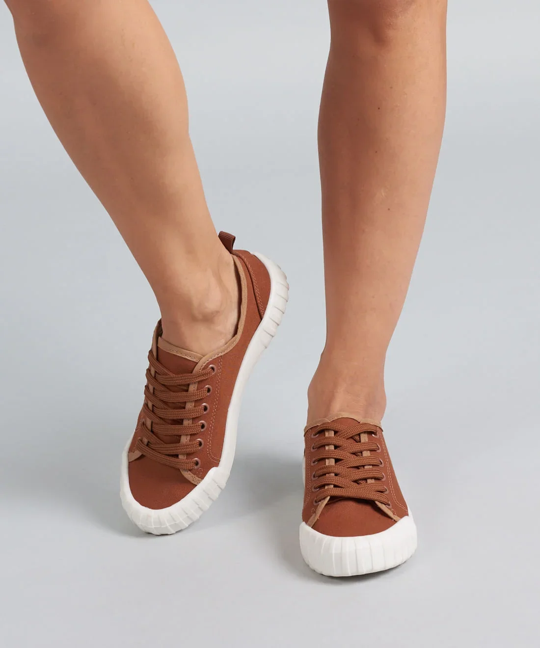 Tenis Lona Traseiro - Caramelo Marrom 5