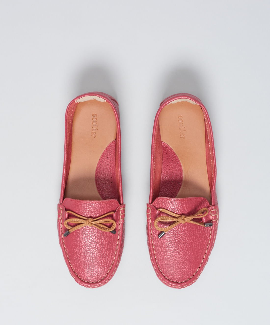 Mocassim Couro Detalhe - Cereja Cereja 4