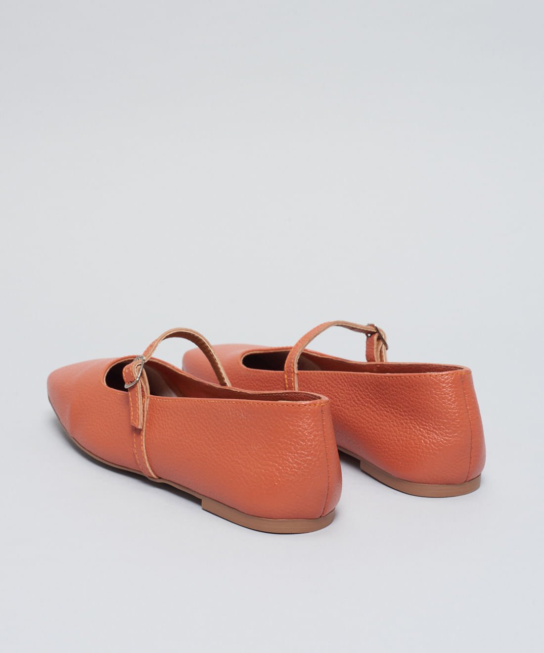 Sapatilha Couro Bailarina - Ocre Ocre 3