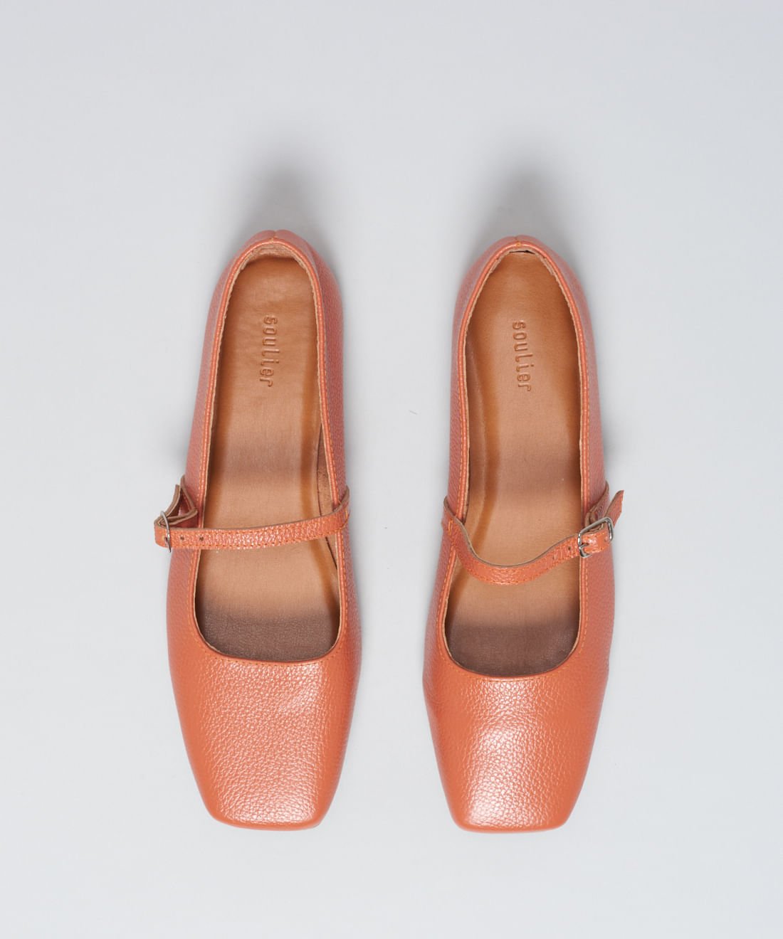 Sapatilha Couro Bailarina - Ocre Ocre 4