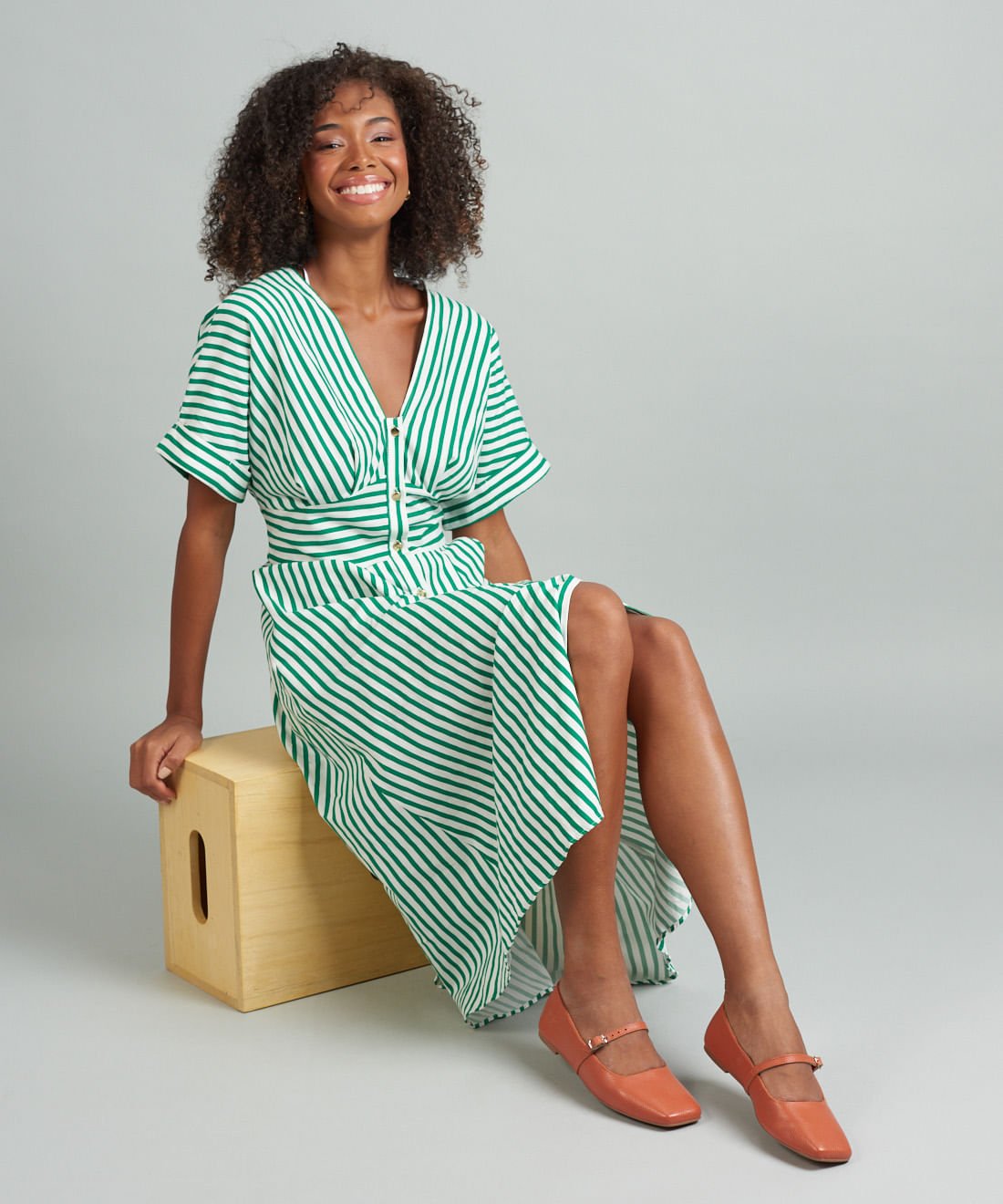 Sapatilha Couro Bailarina - Ocre Ocre 5