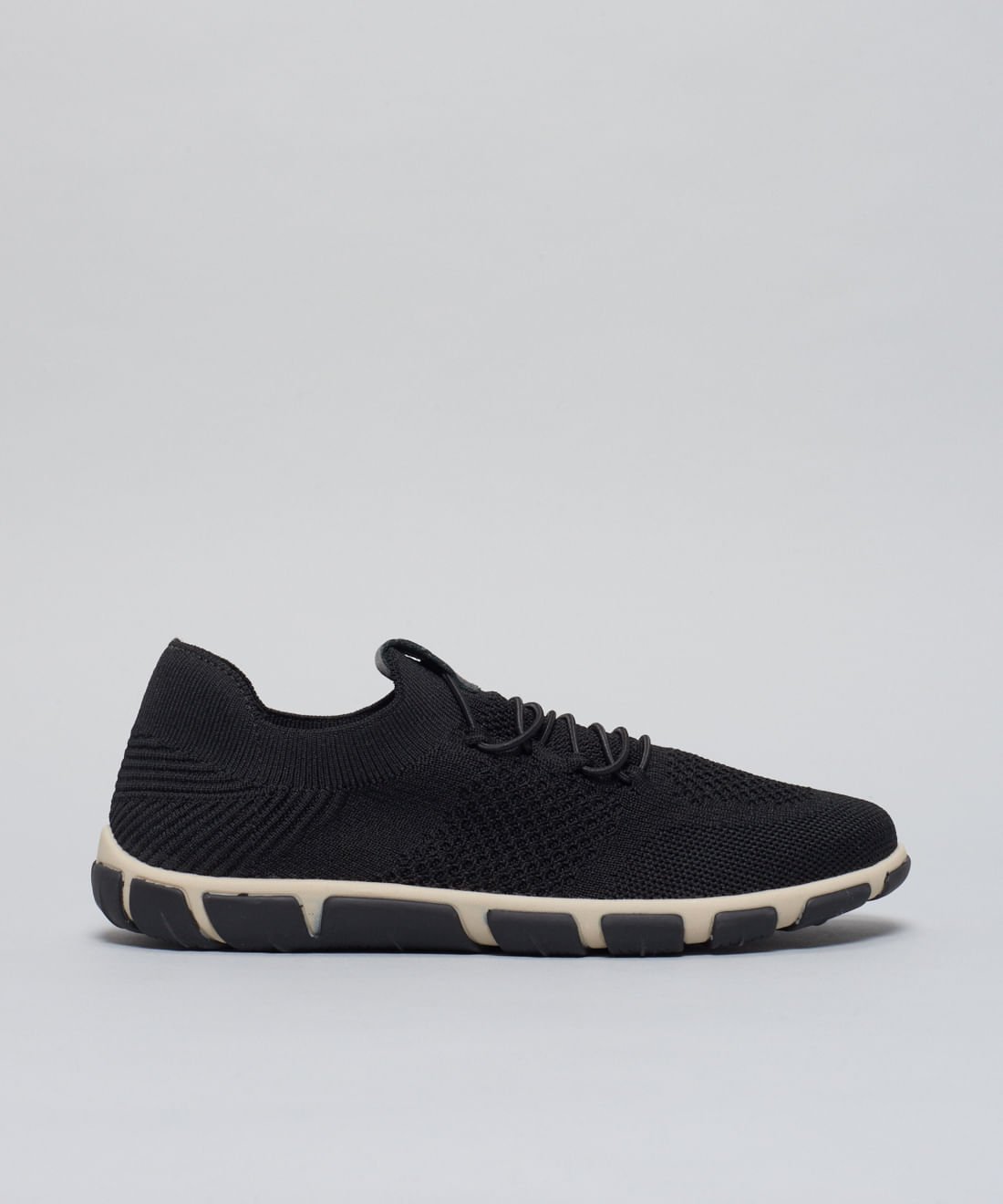 Tenis Knit Frances - Preto