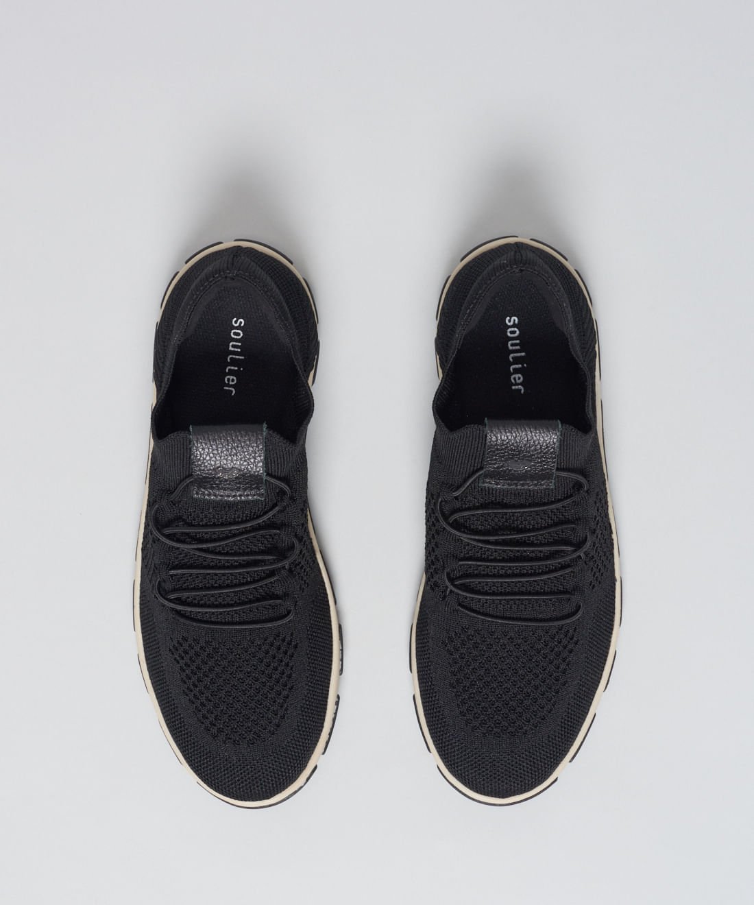 Tenis Knit Frances - Preto Preto 4