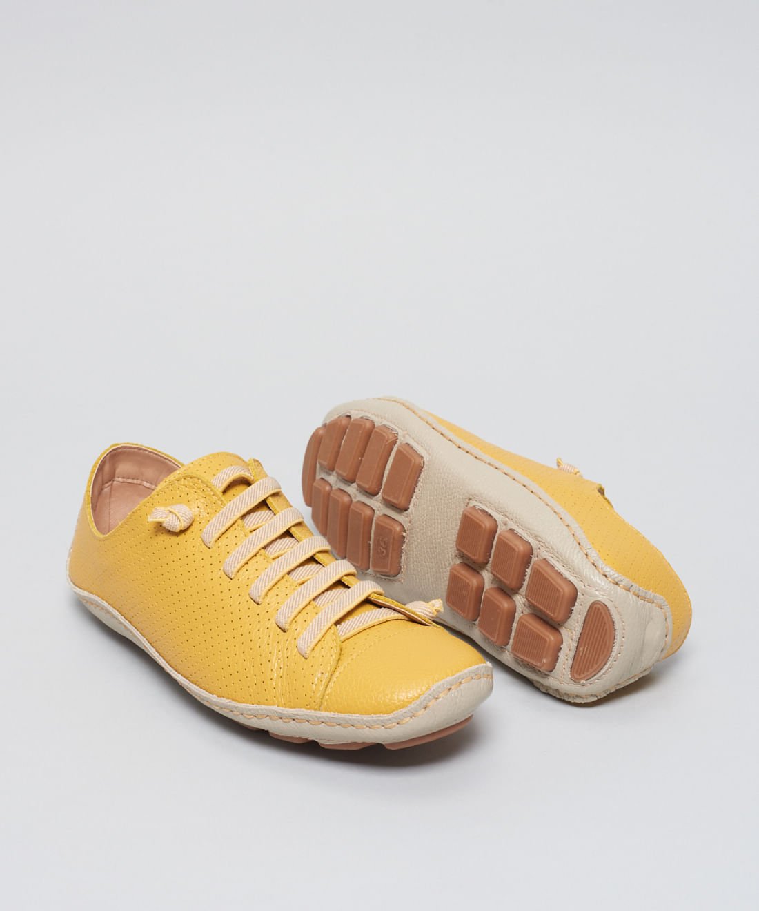 Tenis Perfuros Bicolor - Mostarda Mostarda 2