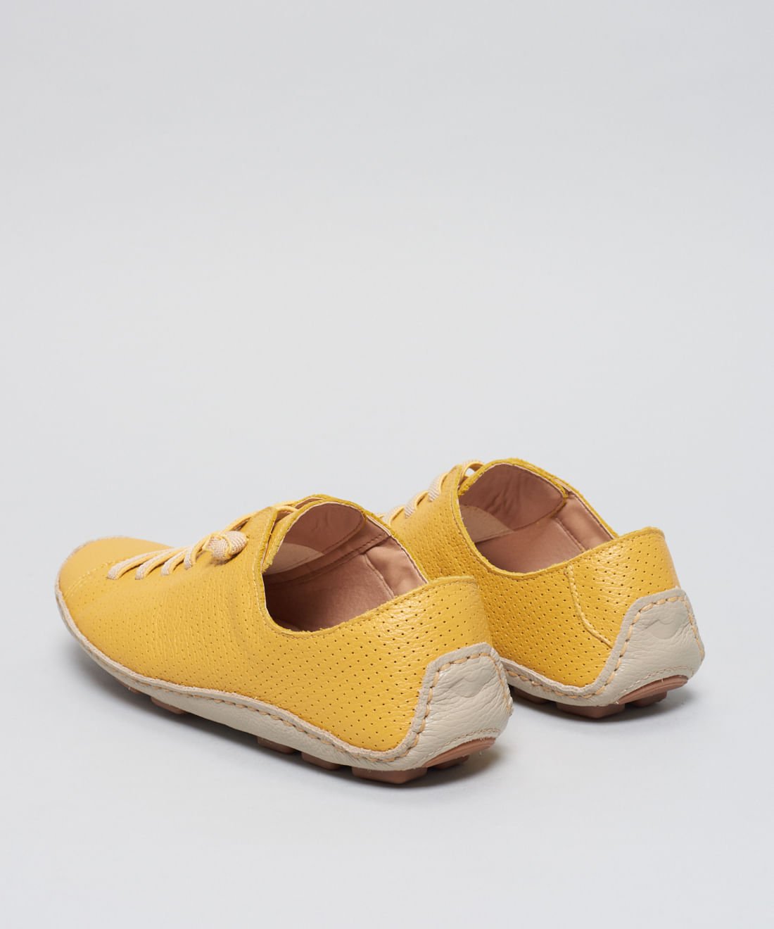 Tenis Perfuros Bicolor - Mostarda Mostarda 3
