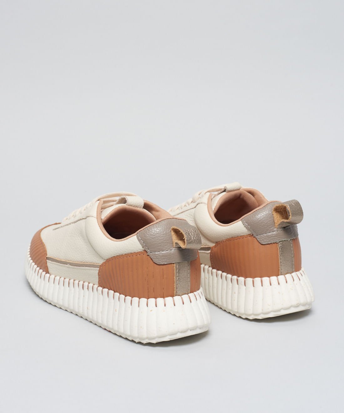 Tenis Lara Couro Cotele - Offwhite Off White 3