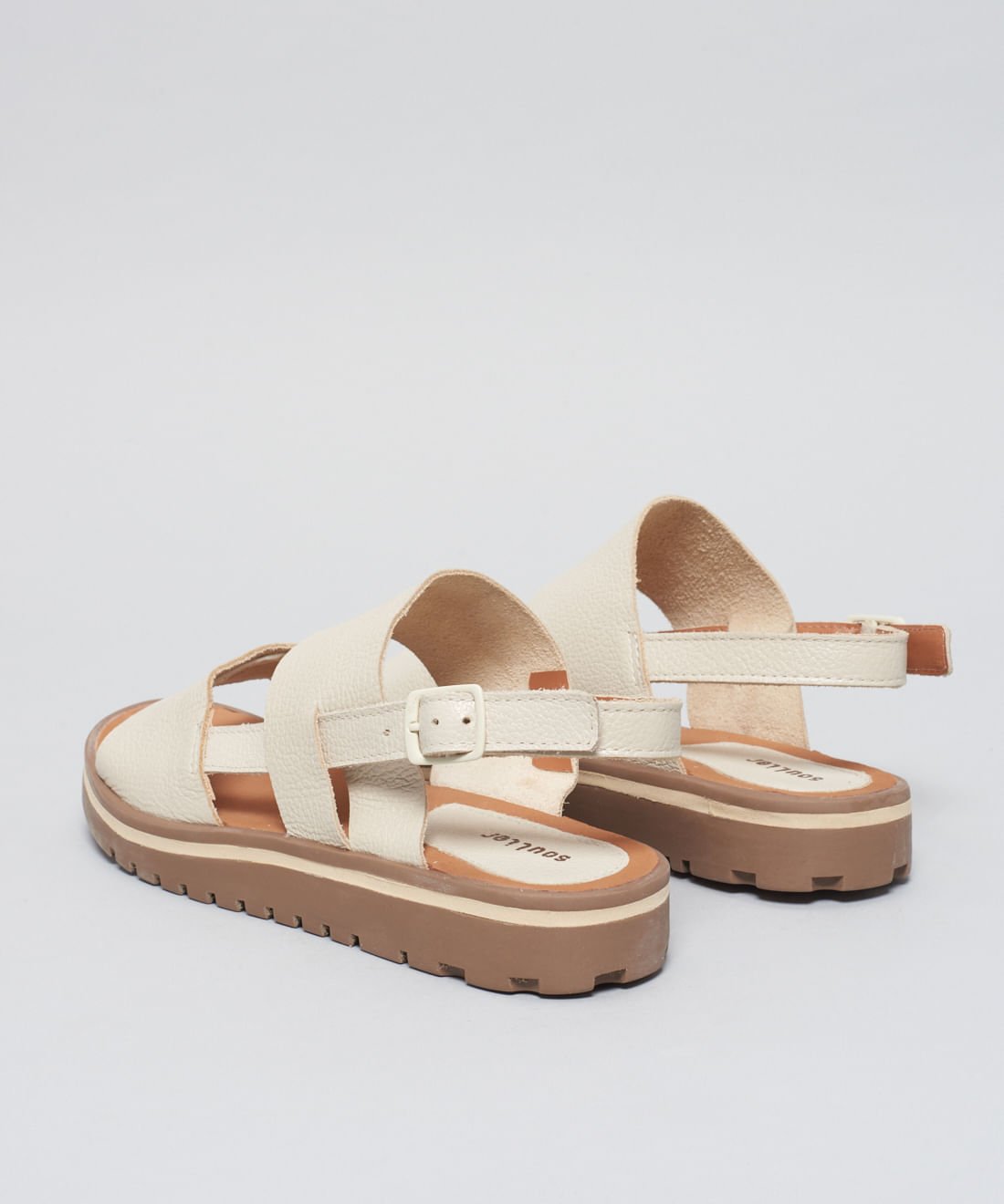 Rasteira Tratorada Manu - Offwhite Off White 3