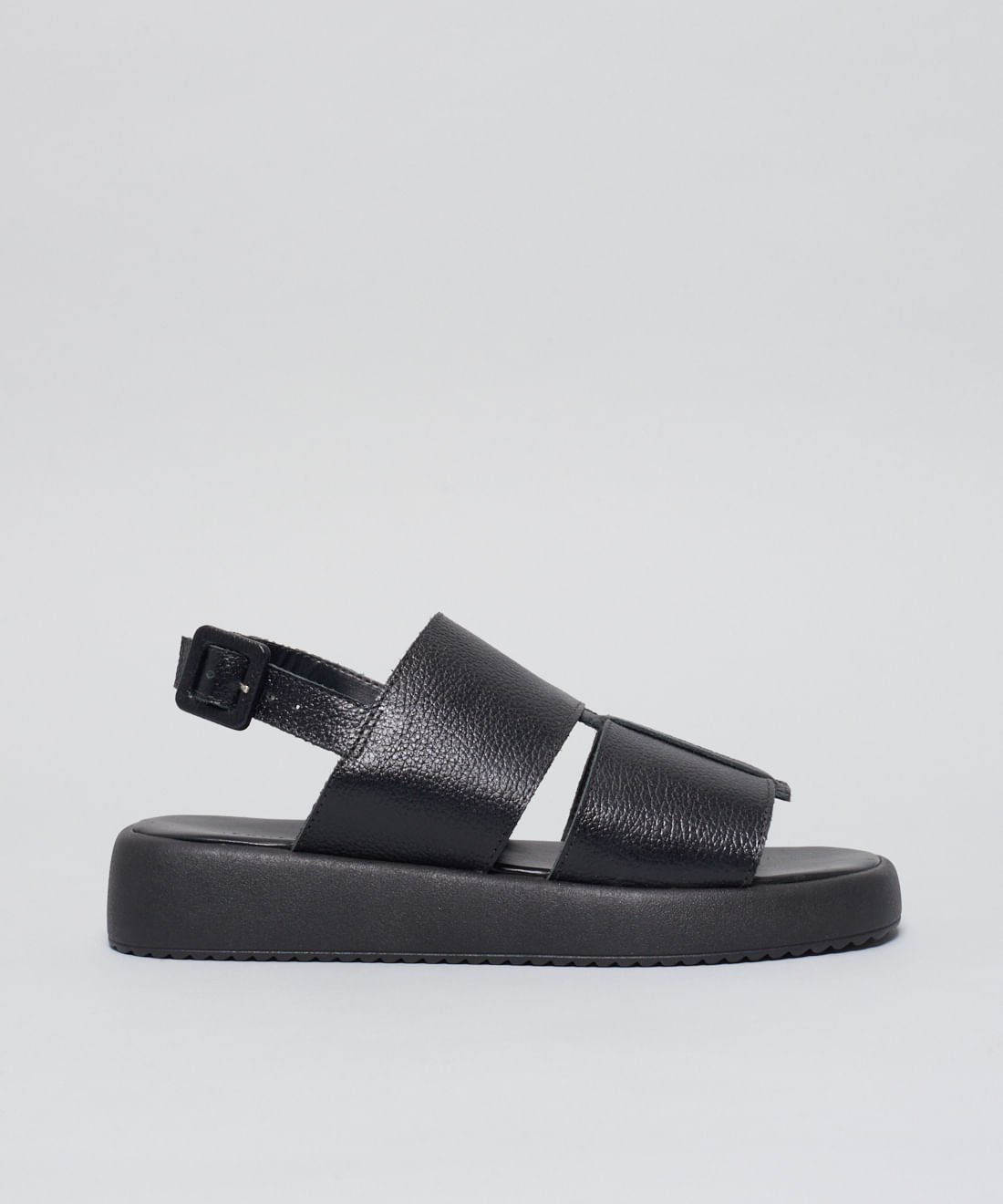 Flat Couro Giovana - Preto