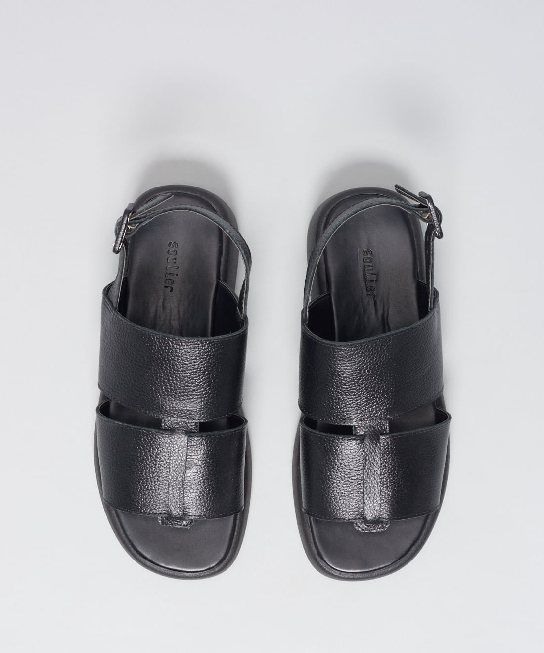 Flat Couro Giovana - Preto Preto 4