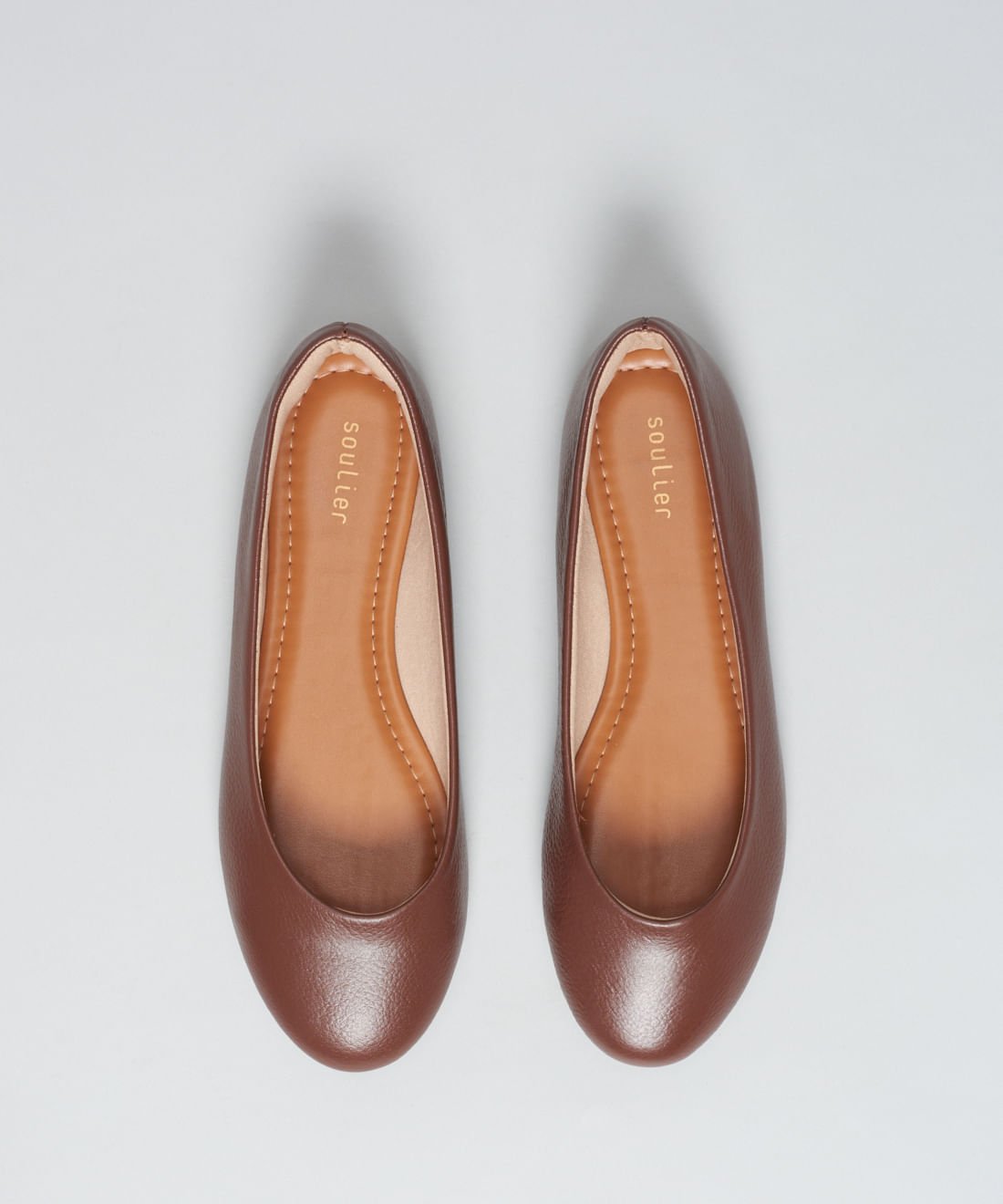 Sapatilha Couro Luana - Chocolate Marrom 4