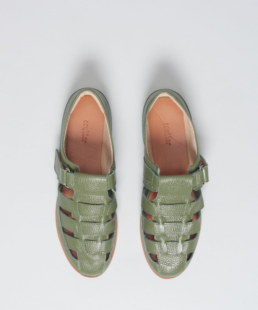 Sapatilha Couro Pescador - Verde Militar Verde Militar 4