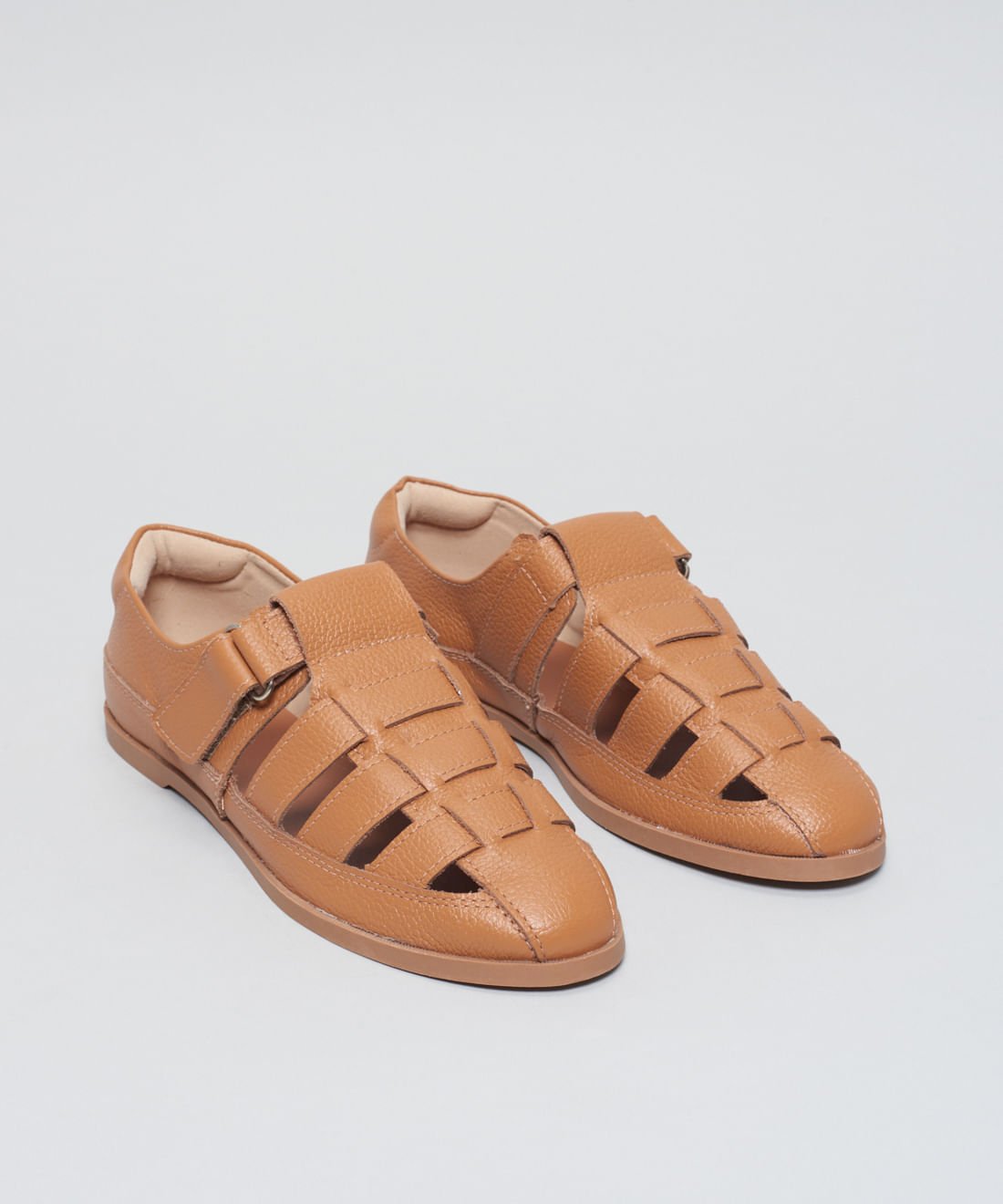Sapatilha Couro Pescador - Caramelo Caramelo 2
