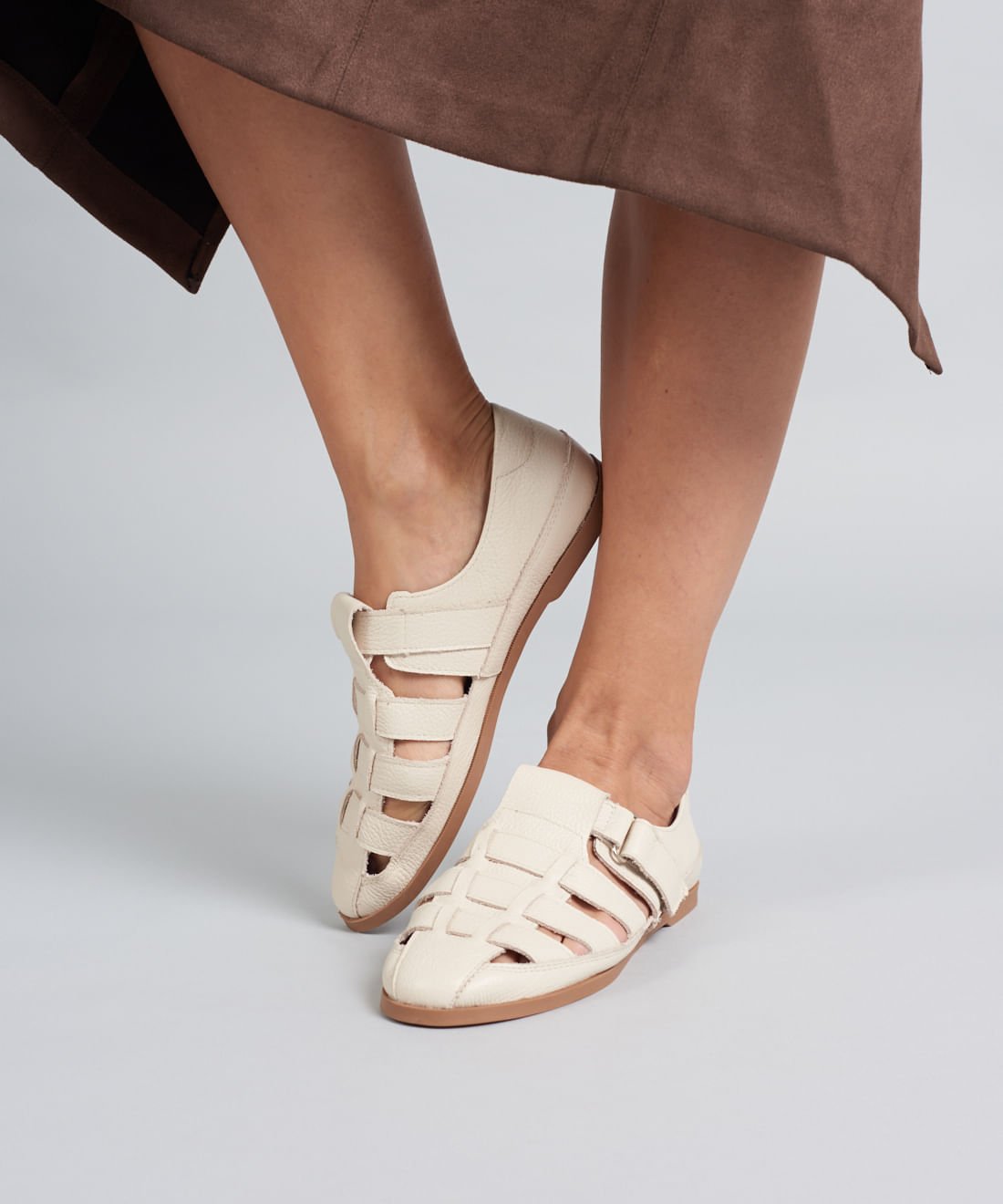 Sapatilha Couro Pescador - Offwhite Off White 5