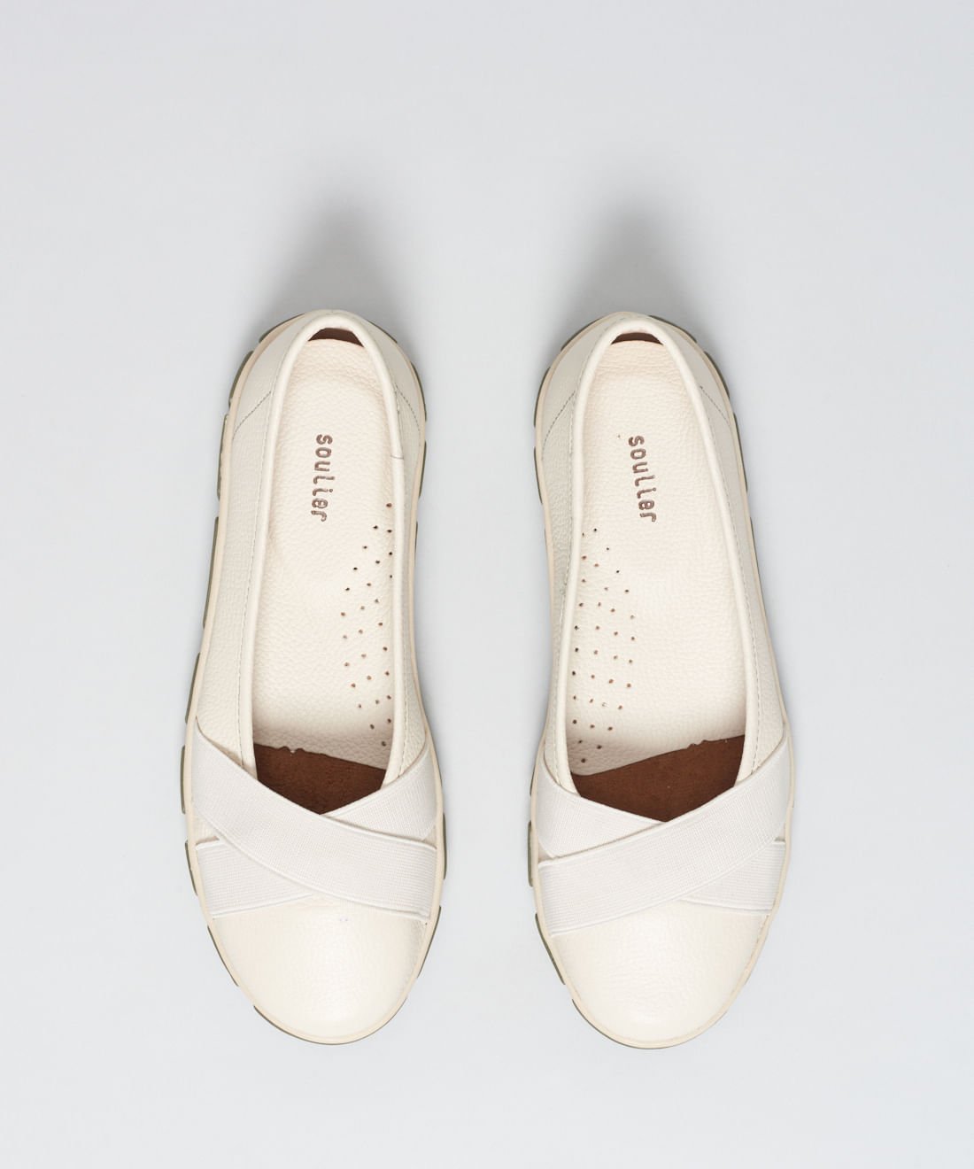 Sapatilha Frances Elastico Cruzado - Offwhite Off White 4