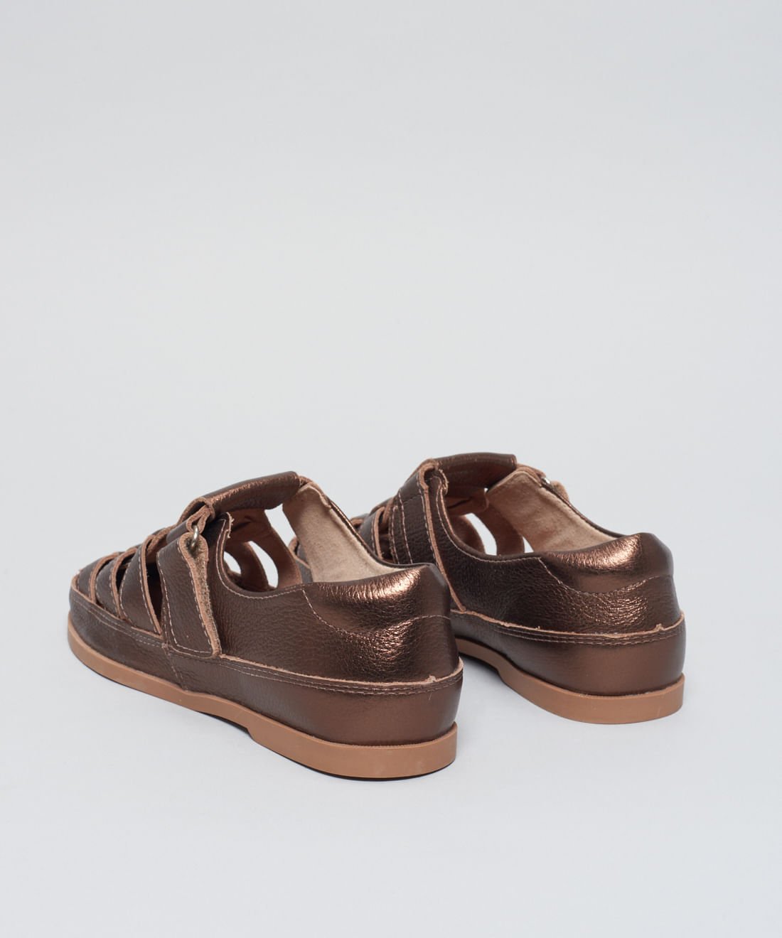 Sapatilha Couro Pescador - Bronze Bronze 3