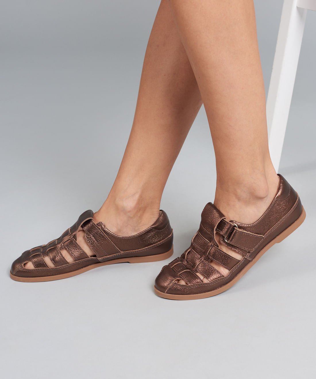 Sapatilha Couro Pescador - Bronze Bronze 5